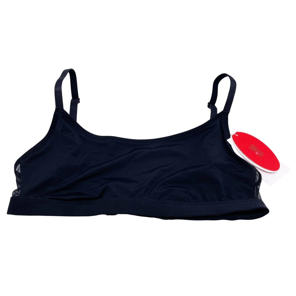 Parade Women's Black Mesh Detail Lounge Bralette Bra Size XS